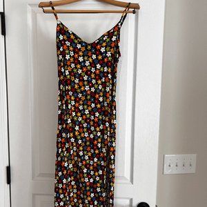 Reformation Crimini Midi Dress with Slit Size 4 in Danica floral print